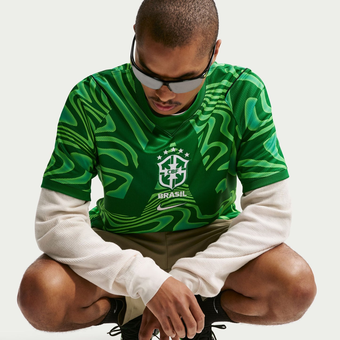 Camisa de Goleiro Brasil Nike 2026 Torcedor Masculina