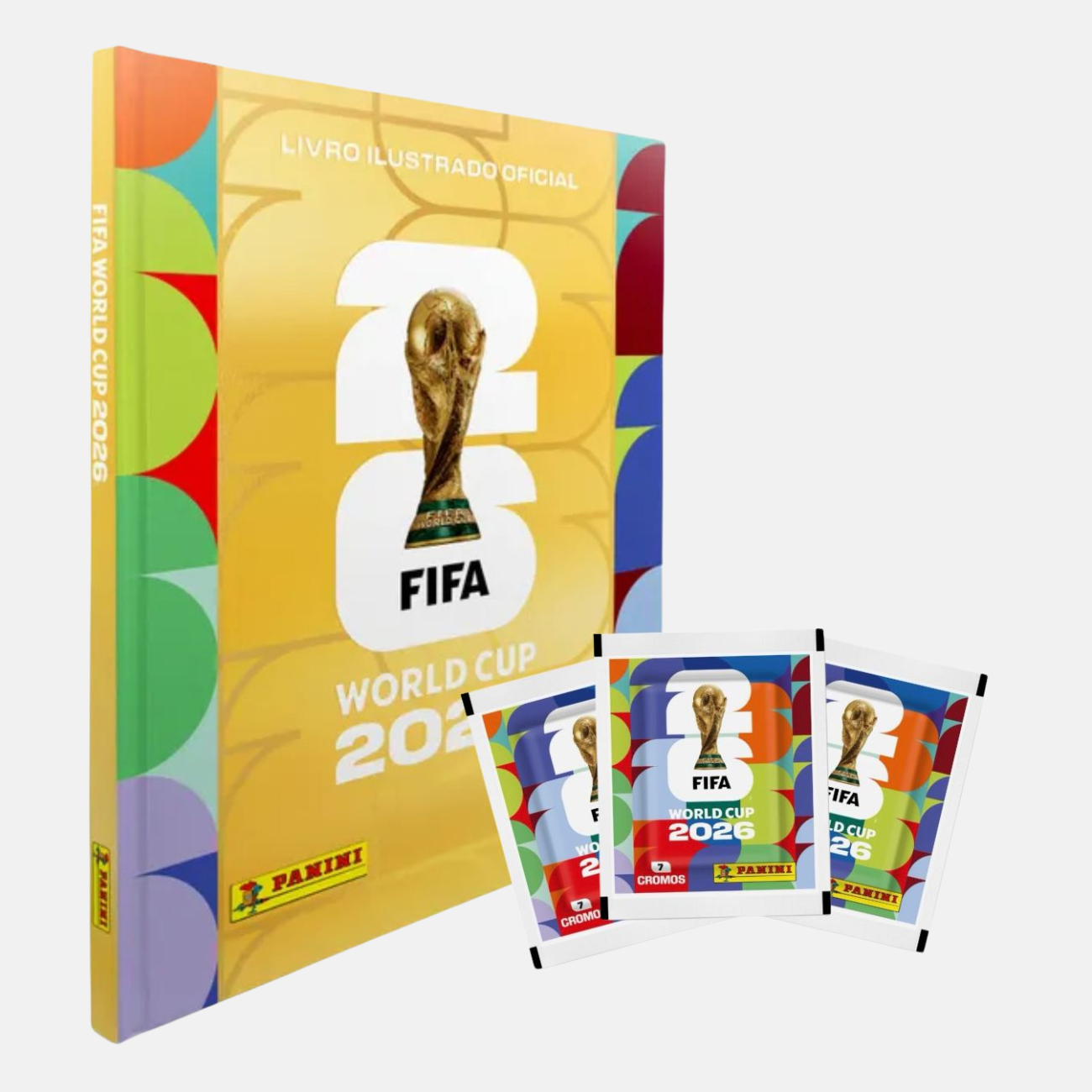 Álbum Copa do Mundo 2026 + 10 pacotes
