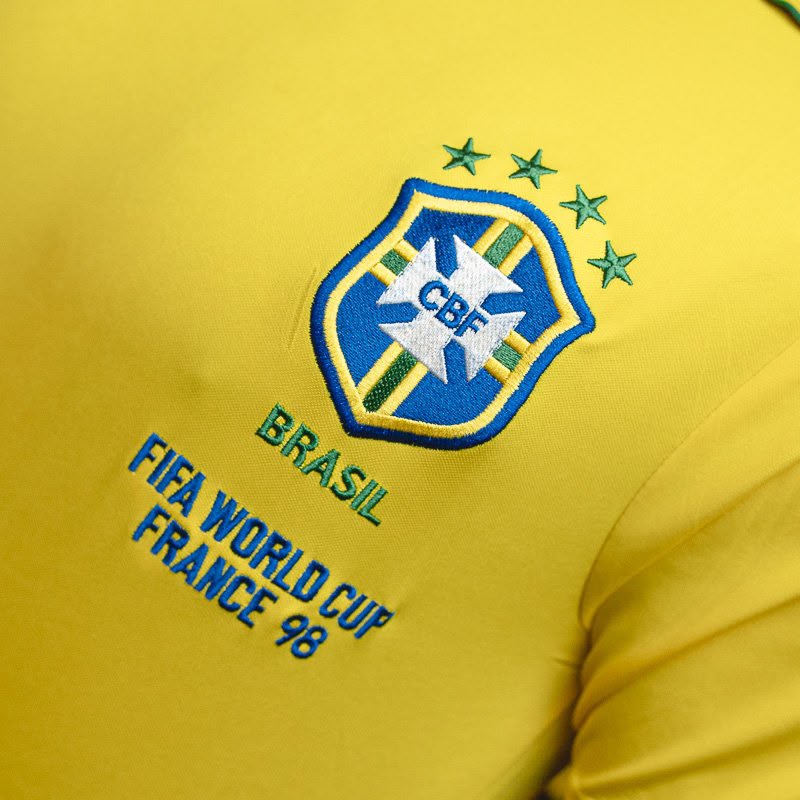 Camisa Nike Brasil 1998 Finals Retrô Masculina