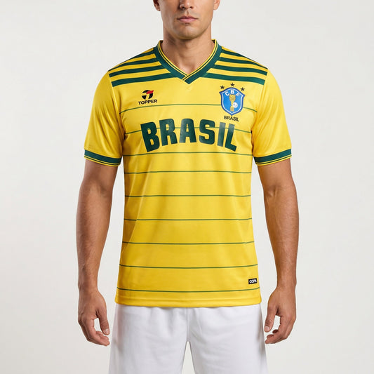 Camisa Nike Retrô Brasil 1984 Torcedor
