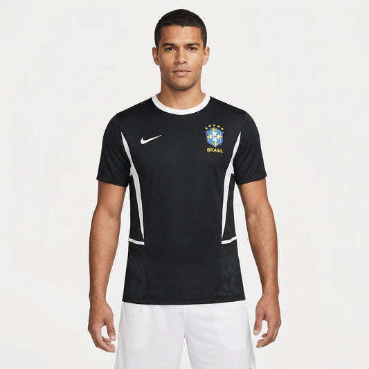 Camisa Nike Brasil 2002 Goleiro Retrô Masculina