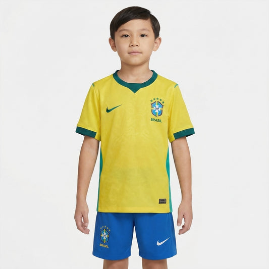 Conjunto Infantil Nike Brasil 2026 I Copa do Mundo